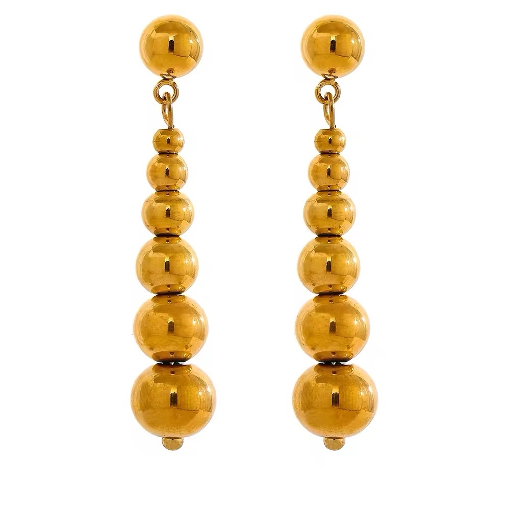 Ball drop earrings